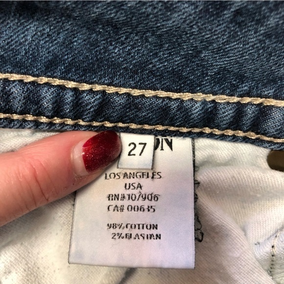 Hudson Low Rise Boot Cut Made In The USA Denim Jeans - Picture 5 of 15